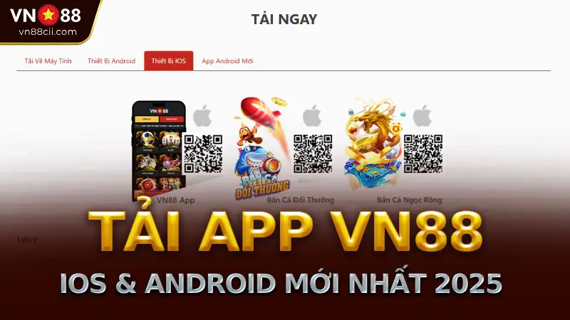 Tải App VN88 cho điện thoại Android và iOS