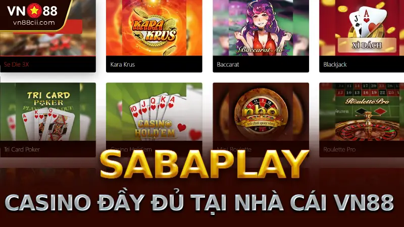 Đặc điểm nổi bật của sảnh SABAPLAY