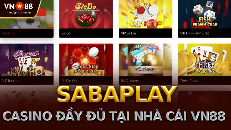 sảnh SABAPLAY Giới thiệu tổng quan