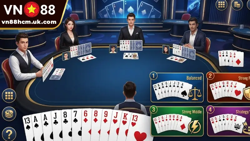 Xập Xám Online VN88 Với 4 Chiến Thuật Xếp Bài Đỉnh Cao